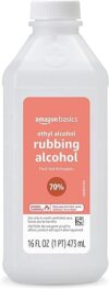 Amazon Basics 70% Ethyl Rubbing Alcohol, 16 Oz