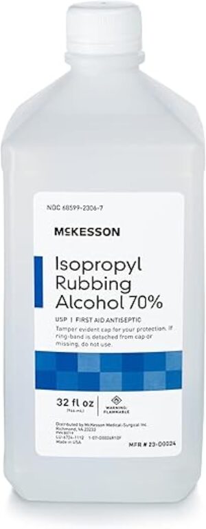 McKesson 70% Isopropyl Rubbing Alcohol, 32 oz