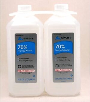 Swan 70% Rubbing Alcohol 2x32oz