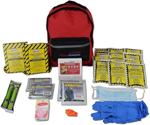 Ready America 72 Hour Emergency Kit, 2-Person Backpack