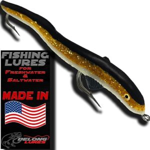 Delong Lures 8" Jerk KILR EEL Fishing Lures