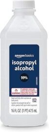 Amazon Basics 99% Isopropyl Alcohol, 16 Fluid Ounces