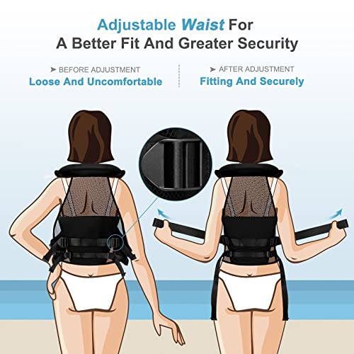 Abuytwo Adult Inflatable Adjustable Snorkel Vest - Image 2