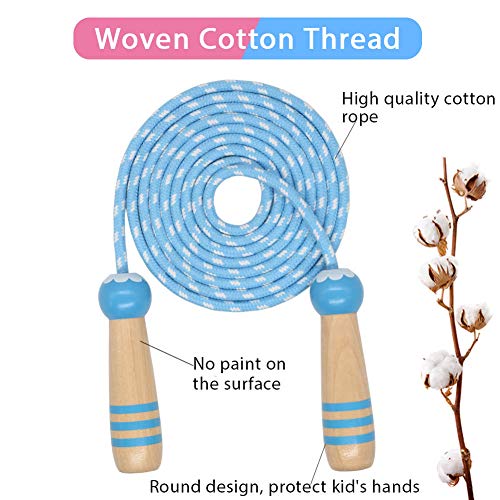 ACEONE 7ft Adjustable Cotton Skipping Rope - Image 2