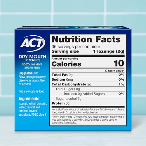 ACT Dry Mouth Lozenges, Soothing Mint - Image 2