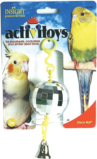 JW Activitoy Disco Ball Small Bird Toy