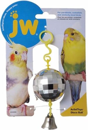 JW Activitoys Disco Ball Bird Toy