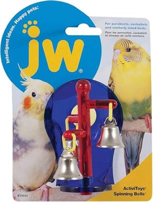 JW Activitoys Spinning Bells Bird Toy