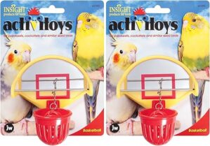 JW Activity Birdie Basketball Toy Pack
