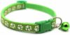 Generic Adjustable Cat Collar With Bell (Green)