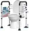 HOMLAND Adjustable Detachable Toilet Safety Rails