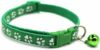 Generic Adjustable Pet Collar With Bell (Dark Green)