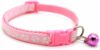 Generic Adjustable Pet Collar With Bell (Pink)