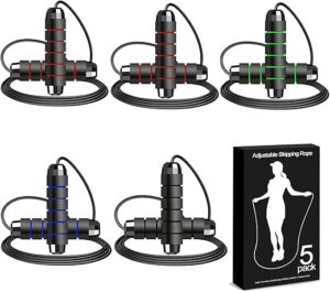 VOISEN Adjustable Skipping Rope With Foam Handles