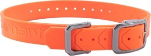 Carhartt Adjustable Waterproof Dog Collar, Hunter Orange
