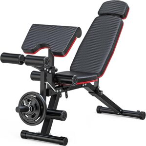 Fostoy Adjustable Weight Bench, 800 LB Stable