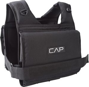 Cap Barbell Adjustable Weighted Vest, Various Sizes