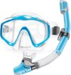 Seatheway Adult Snorkel Set, Panoramic Swim Mask