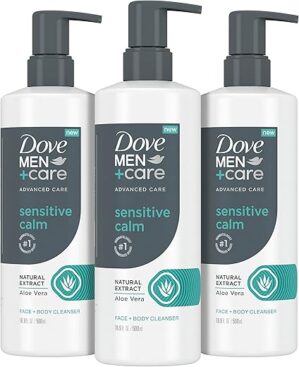 DOVE MEN + CARE Advanced Care Face + Body Cleanser Sensitive Calm