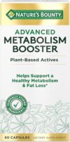 Nature’s Bounty Advanced Metabolism Booster, Supports Fat Loss, 60 Capsules