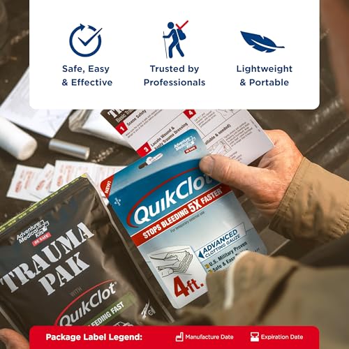 Adventure Medical Kits QuikClot Gauze For Emergency Kits - Image 3