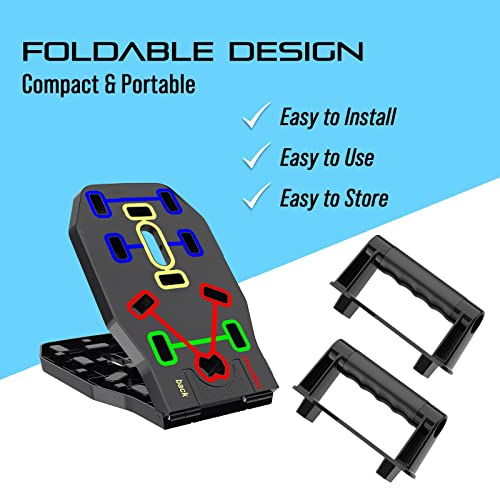 AERLANG Portable Foldable 10-in-1 Push Up Bar - Image 4