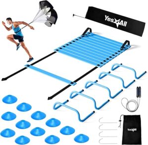 Yes4All Agility Ladder Speed Training Equipment Set