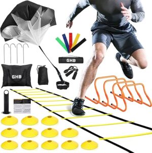 GHB Agility Training Equipment Set With Hurdles