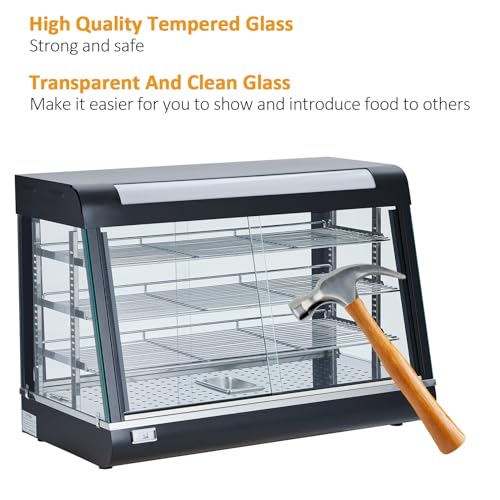 Agrestem Pizza Warmer 3 Tiers, 800W Display - Image 3
