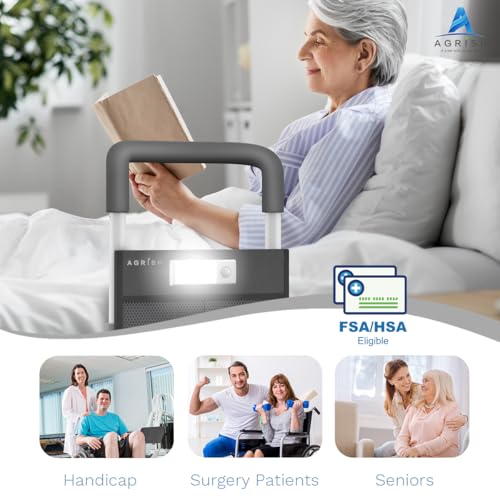 Agrish Bed Rails For Elderly With Motion Light - Image 5