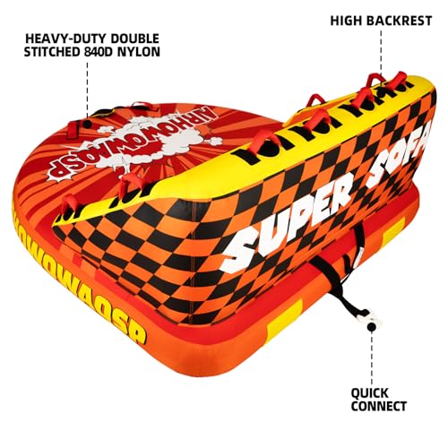 Airhowowaqsp Sofa Towable Tubes For 1-3 Person Boating - Image 5