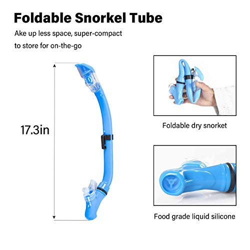 Aisrida Kids Snorkeling Gear Mask And Flippers - Image 4