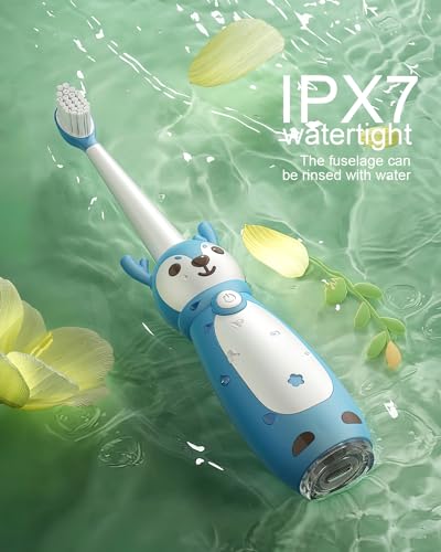AJELU Kids Electric Toothbrush, 3 Modes, Waterproof - Image 5