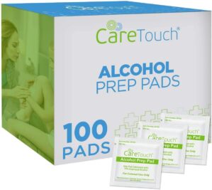 Care Touch Alcohol Prep Pads – 70% Isopropyl Alcohol