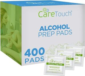 Care Touch Alcohol Wipes 70% Isopropyl, 400 Count