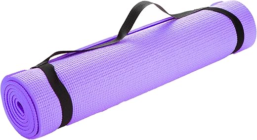 Mind Reader All Purpose Extra Thick Yoga Mat YOGAPVC-PUR