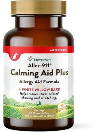 NaturVet Aller-911 Calming & Allergy Aid Supplement