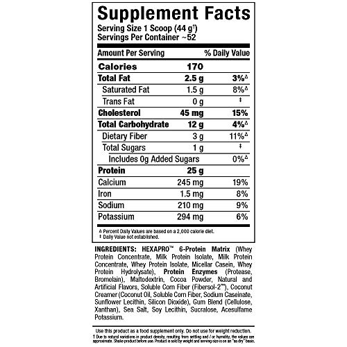 ALLMAX Nutrition Hexapro Chocolate 5 Lb - 25g Protein - Image 5