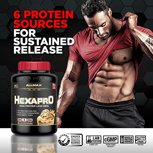 ALLMAX Nutrition Hexapro Chocolate 5 Lb - 25g Protein - Image 2