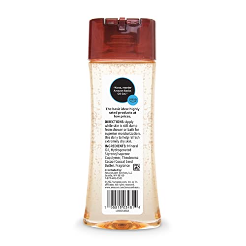 Amazon Basics Body Oil Gel With Cocoa Butter - Image 3