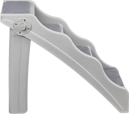 Amazon Basics Foldable Non-Slip Pet Steps, Grey - Image 5