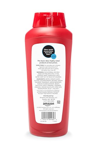 Amazon Basics Men's Sport Scent Body Wash, 18oz - Image 2