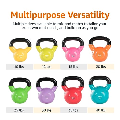 Amazon Basics Vinyl Kettlebell - Image 4