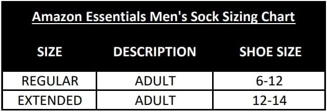 Amazon Essentials Men's Performance Cotton Athletic Socks, 6 Pairs - Image 3