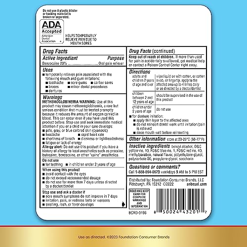Anbesol Maximum Strength Oral Anesthetic Liquid - Image 2