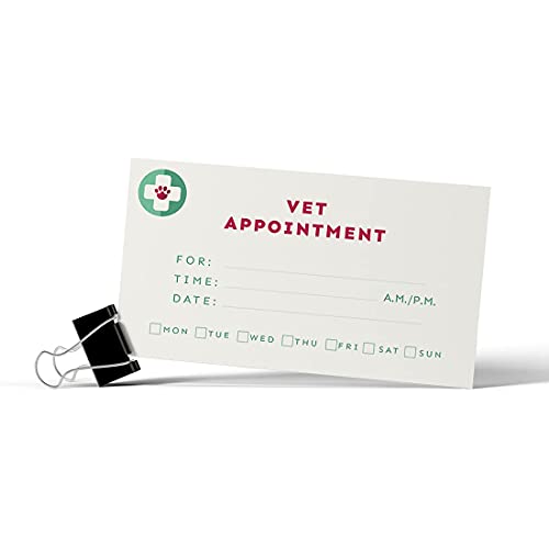 Andaz Press Veterinarian Appointment Business Cards, Bulk 100 - Image 3