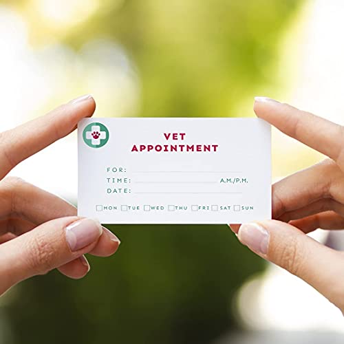 Andaz Press Veterinarian Appointment Business Cards, Bulk 100 - Image 2
