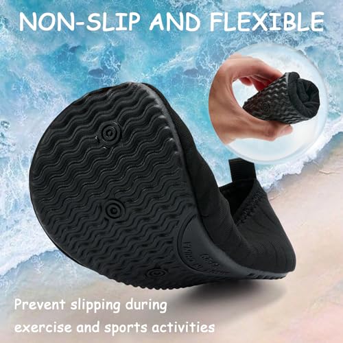 ANLUKE Kids Water Shoes Barefoot Aqua Socks - Image 4