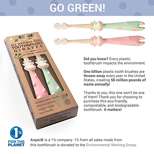ANPEI Vegan Eco Friendly Kids Toothbrush - Image 4