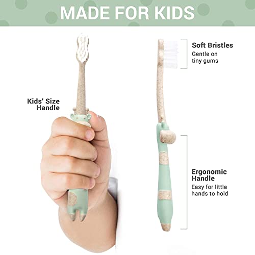 ANPEI Vegan Eco Friendly Kids Toothbrush - Image 2